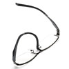 Men's radiation-proof half-frame titanium alloy glasses