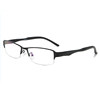 Men's radiation-proof half-frame titanium alloy glasses