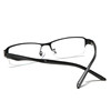 Men's radiation-proof half-frame titanium alloy glasses
