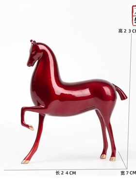 新中式人物马禅意创意摆件