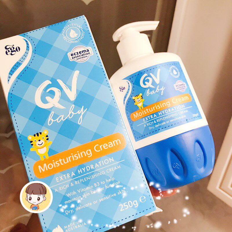 澳洲意高Ego QV小老虎婴儿童宝宝秋冬面霜保湿润肤乳身体乳霜新生 - 图0