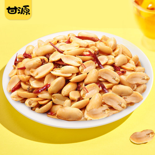 甘源脱油花生椒盐味麻辣味熟花生米小包装下酒菜办公室休闲零食 - 图2