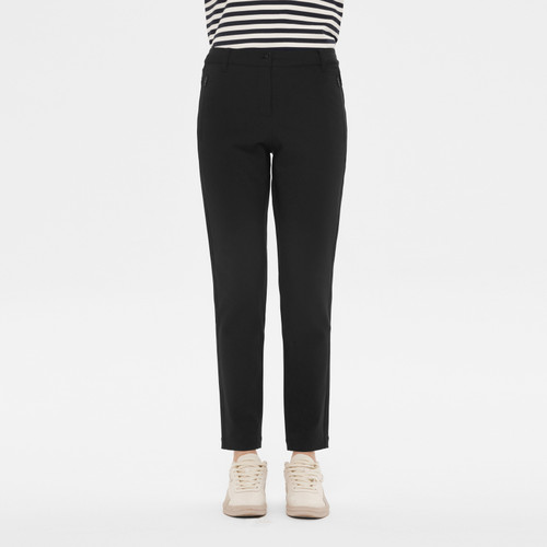 AIGLE艾高春季防泼水户外运动休闲经典时尚加绒长速干裤子女士 - 图0