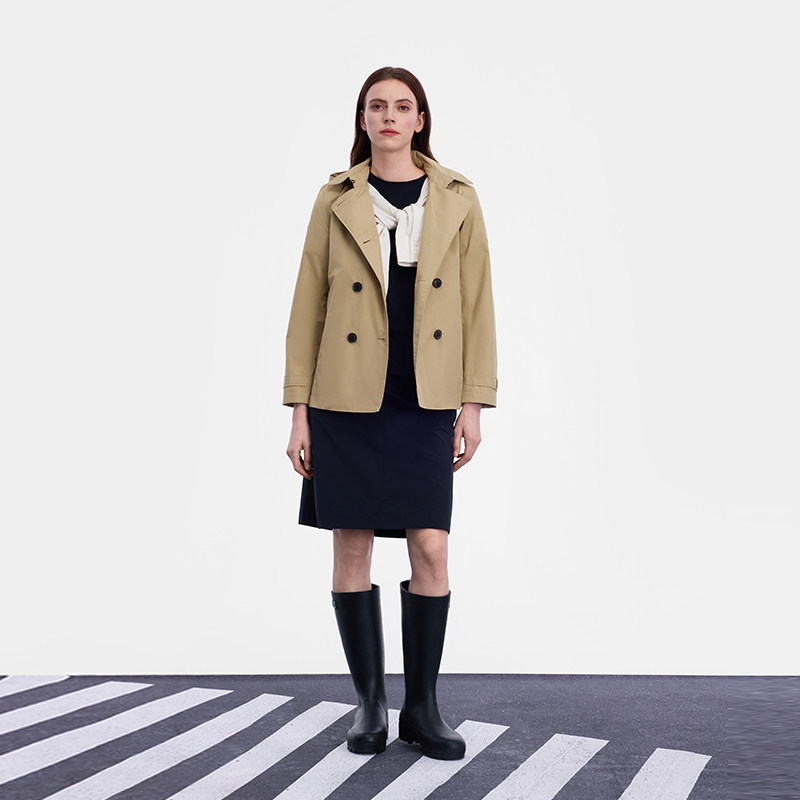 AIGLE艾高女士外套GORE-TEX冲锋衣功能面料风衣夹克25年冬季新品 - 图2