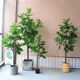 High-end Nordic style floor-standing floral tea room simulation plants