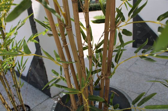 High-end Zen style study Chinese style landscape simulated bamboo