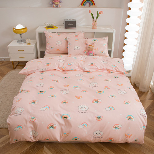 被套120x150cm儿童1米5纯棉全棉a类 100支高密贡缎长绒棉被罩幼儿 - 图3