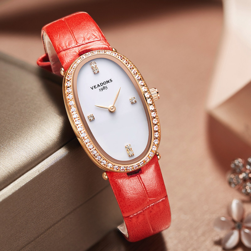 威顿女士简约气质名牌2020新款手表 威顿手表国产腕表