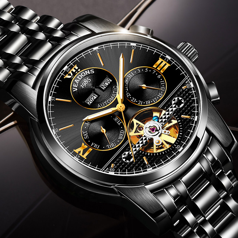 威顿/ veadons正品瑞士新款机械表 威顿手表国产腕表