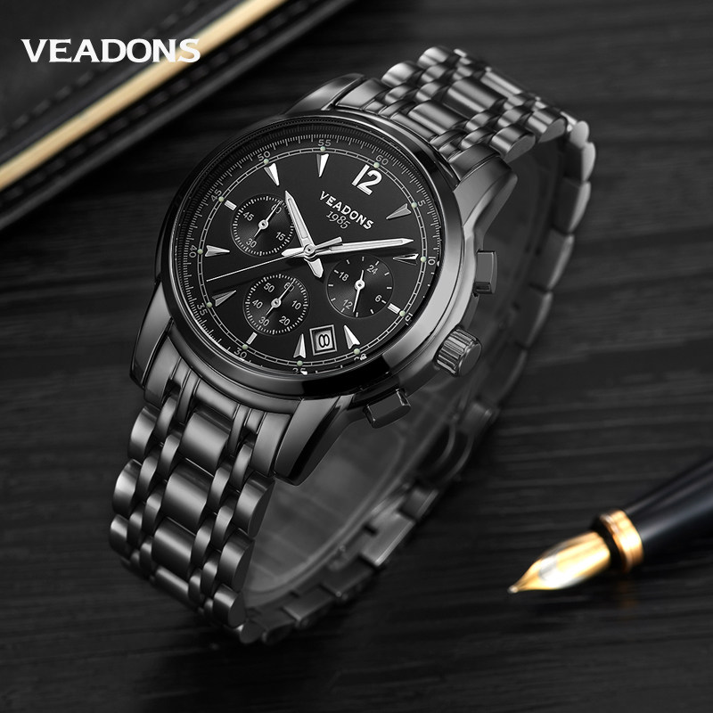 威顿男士防水2020新款十大潮石英表 威顿手表国产腕表