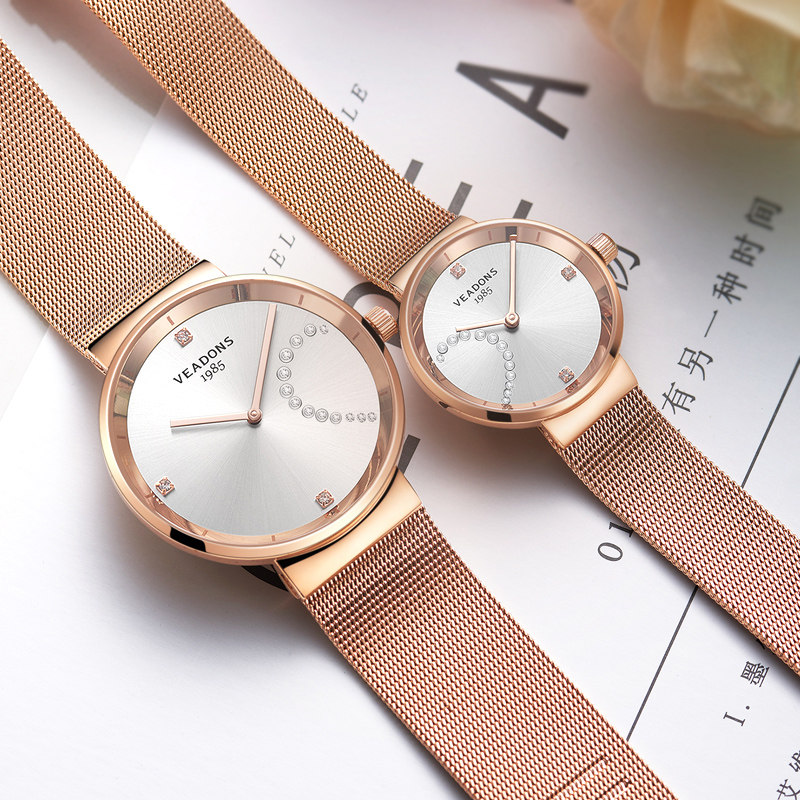 2020新款情侣一对价超薄防水情侣表 威顿手表国产腕表