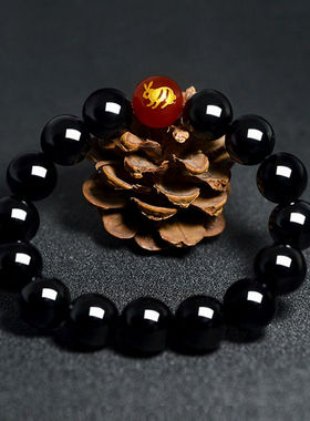 奥莱依天然玛瑙手串十二生肖属相