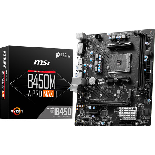 MSI/微星 A520M-A PRO B550M-B/B450M-A MAX II AM4 DDR4电脑主板 - 图3