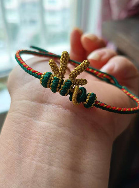 圣诞鹿角手绳一路有你