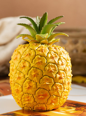 金凤梨摆件仿真水果铜菠萝工艺品
