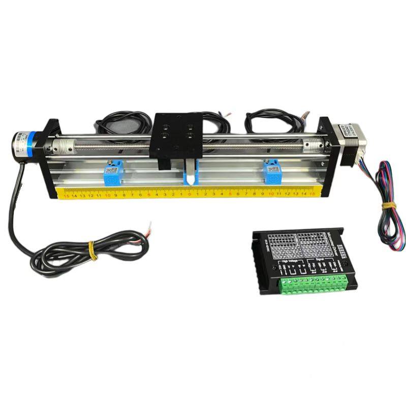 热销步进丝杆滑台套装PLC运动控制带编码器驱动器接近开关传感器,淘宝优惠券,粉丝福利购,淘宝优惠卷