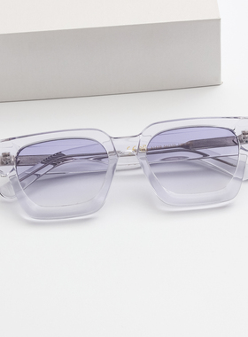 洛伊曼25新款透明框墨镜男款孙红雷同款太阳眼镜可配近视度数潮牌