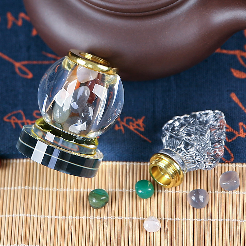 水晶如意宝瓶家用供佛礼佛佛堂摆件佛堂装饰室内供佛桌面装饰摆件,淘宝优惠券,粉丝福利购,淘宝优惠卷