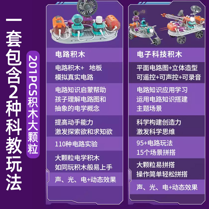 男孩益智玩具六一儿童节生日礼物10岁以上小学生科学实验套装积木