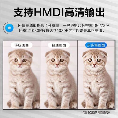 新款步步高DVD/CD播放机MP4U盘全格式DTS播放器EVD影碟机VCD光碟 - 图1