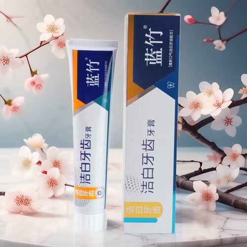 牙白金板蓝根清火牙膏天山雪莲三七皂苷蓝竹益生菌酵素小苏打牙膏 - 图3