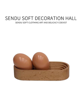 森度装饰厨房摆件设计桌面日式砧板酒店别墅陈列托盘餐具家居收纳