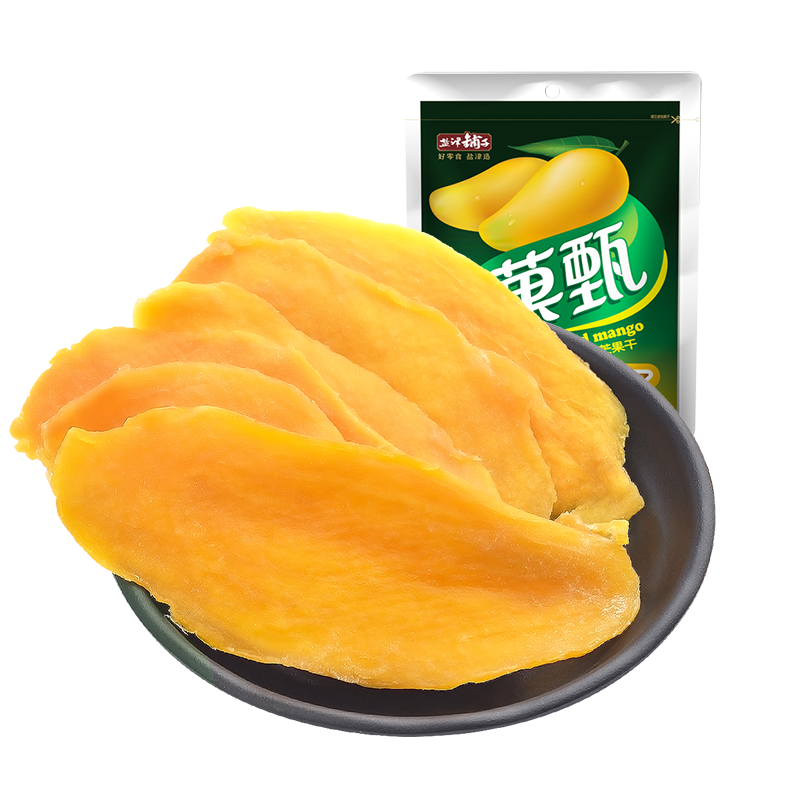 盐津铺子芒果干200g 九居食品芒果干