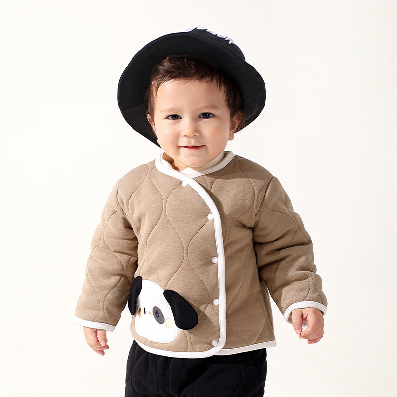 宝宝夹棉上衣冬季婴儿棉衣秋冬款三层加厚男女幼儿保暖衣内搭纯棉,淘宝优惠券,粉丝福利购,淘宝优惠卷