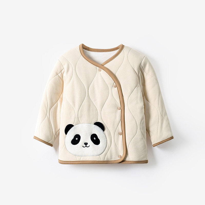 宝宝夹棉上衣冬季婴儿棉衣秋冬款三层加厚男女幼儿保暖衣内搭纯棉,淘宝优惠券,粉丝福利购,淘宝优惠卷