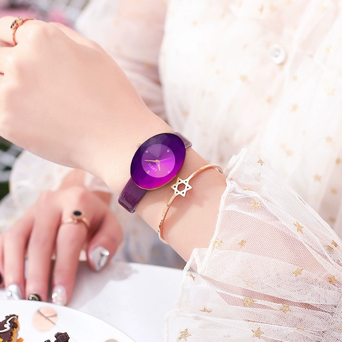 Водонепроницаемый небольшой ремень, циферблат, женские часы, кварцевые часы, коллекция 2023, в корейском стиле, из натуральной кожи