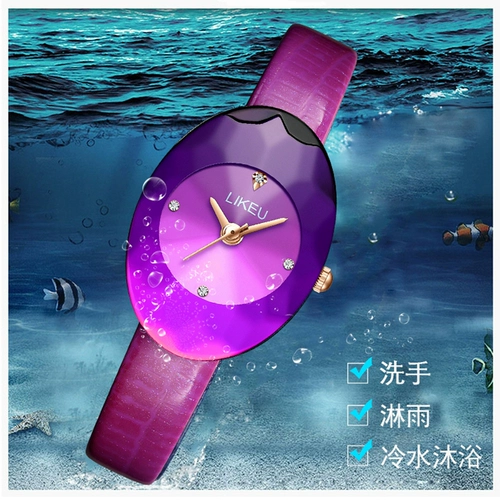 Водонепроницаемый небольшой ремень, циферблат, женские часы, кварцевые часы, коллекция 2023, в корейском стиле, из натуральной кожи