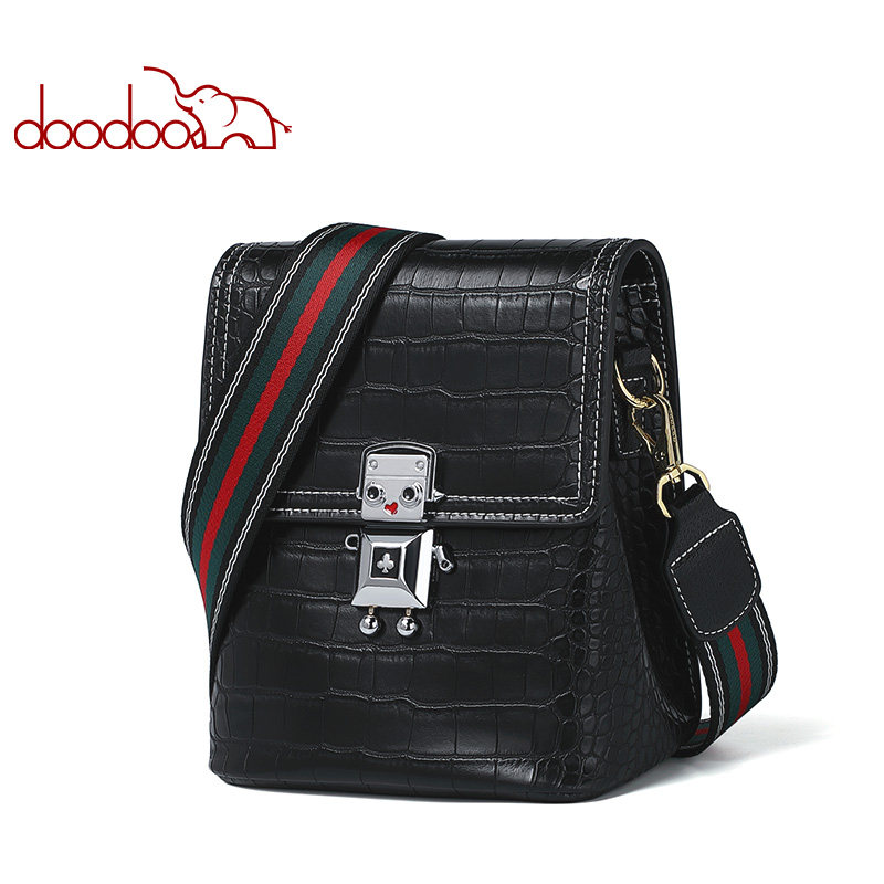 doodoo水桶包包2020新款潮斜挎包 doodoo箱包女士包袋