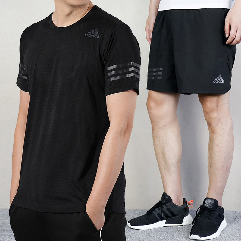 Adidas Set Men's 2020 Summer New Men's Sportswear Casual Wear Short Sleeve T-shirt Pants