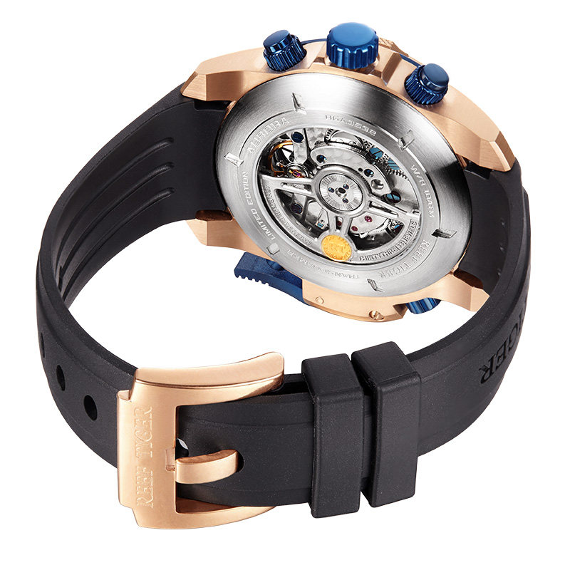 瑞夫泰格/ rt镂空潮流多功能机械表 瑞夫泰格国产腕表