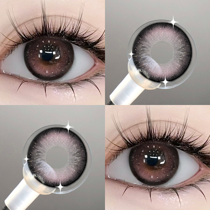 苗疆少女美瞳日抛30片微混血紫色一次性隐形眼镜10片QH官网正品TN - 图3