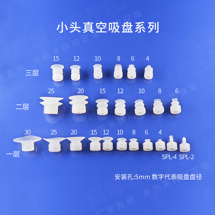 天行小头直通金具机械手真空吸盘座气动支架厂家直销尾部通气 - 图2