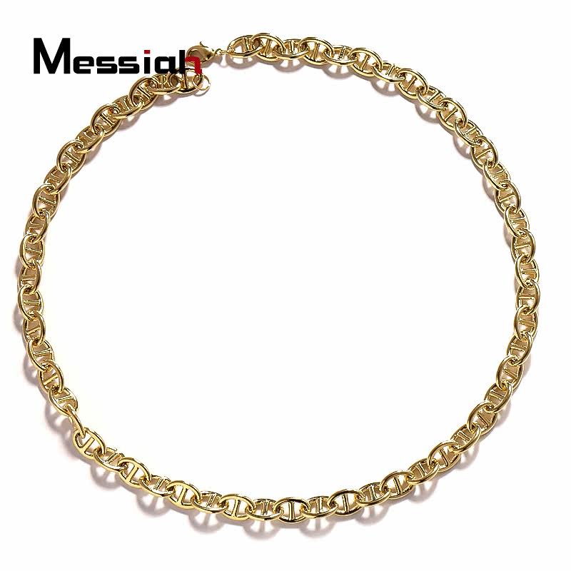 时尚夸张大金链子2020新款女锁骨链 米赛亚项链