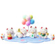 Baoping safe kitten lucky car ornaments