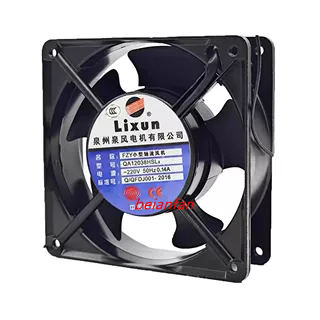 泉州泉风FZY轴流风机QA12038HSL2/HBL2 机箱柜散热风扇220V 0.14A - 图1