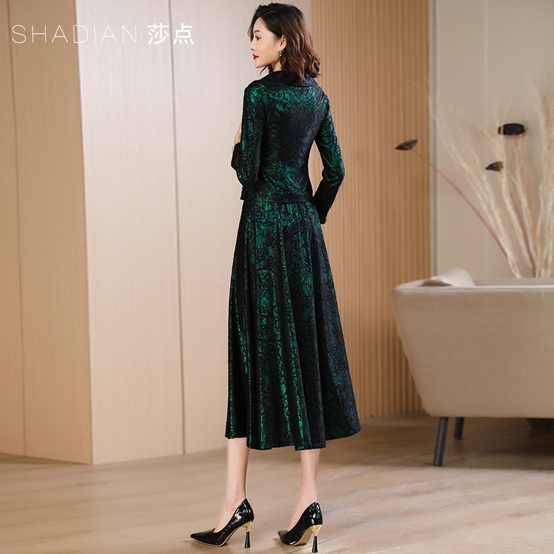 2025春秋新款女小香风套装裙今年流行两件套裙装高级感半身裙长裙,淘宝优惠券,粉丝福利购,淘宝优惠卷