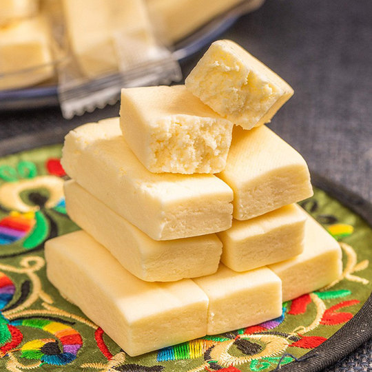 蒙古奶酪干酪小方牛奶块即食儿童小孩零食奶油奶酪条棒草原奶制品