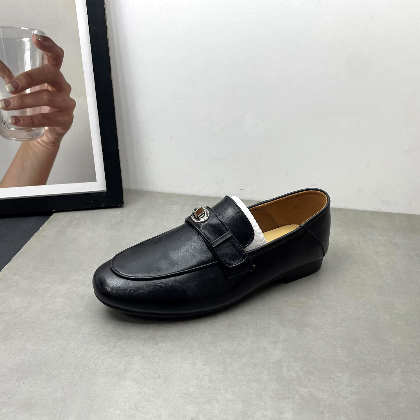 2026春季新款乐福鞋英伦风一脚蹬平底防滑软底小皮鞋时尚女单鞋,淘宝优惠券,粉丝福利购,淘宝优惠卷