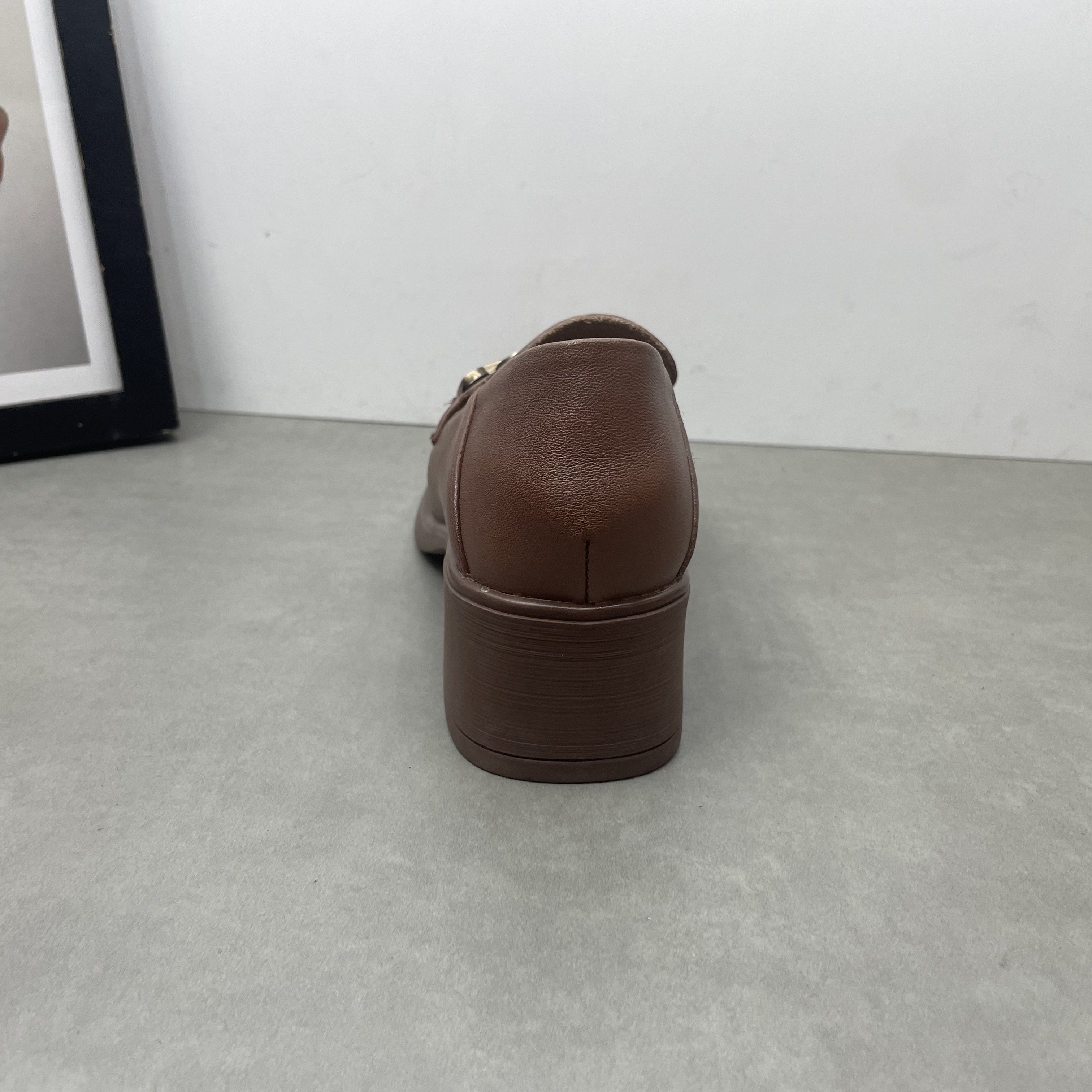 断码清仓处理真皮女鞋懒人一脚蹬粗跟软底英伦风复古乐福鞋女单鞋,淘宝优惠券,粉丝福利购,淘宝优惠卷