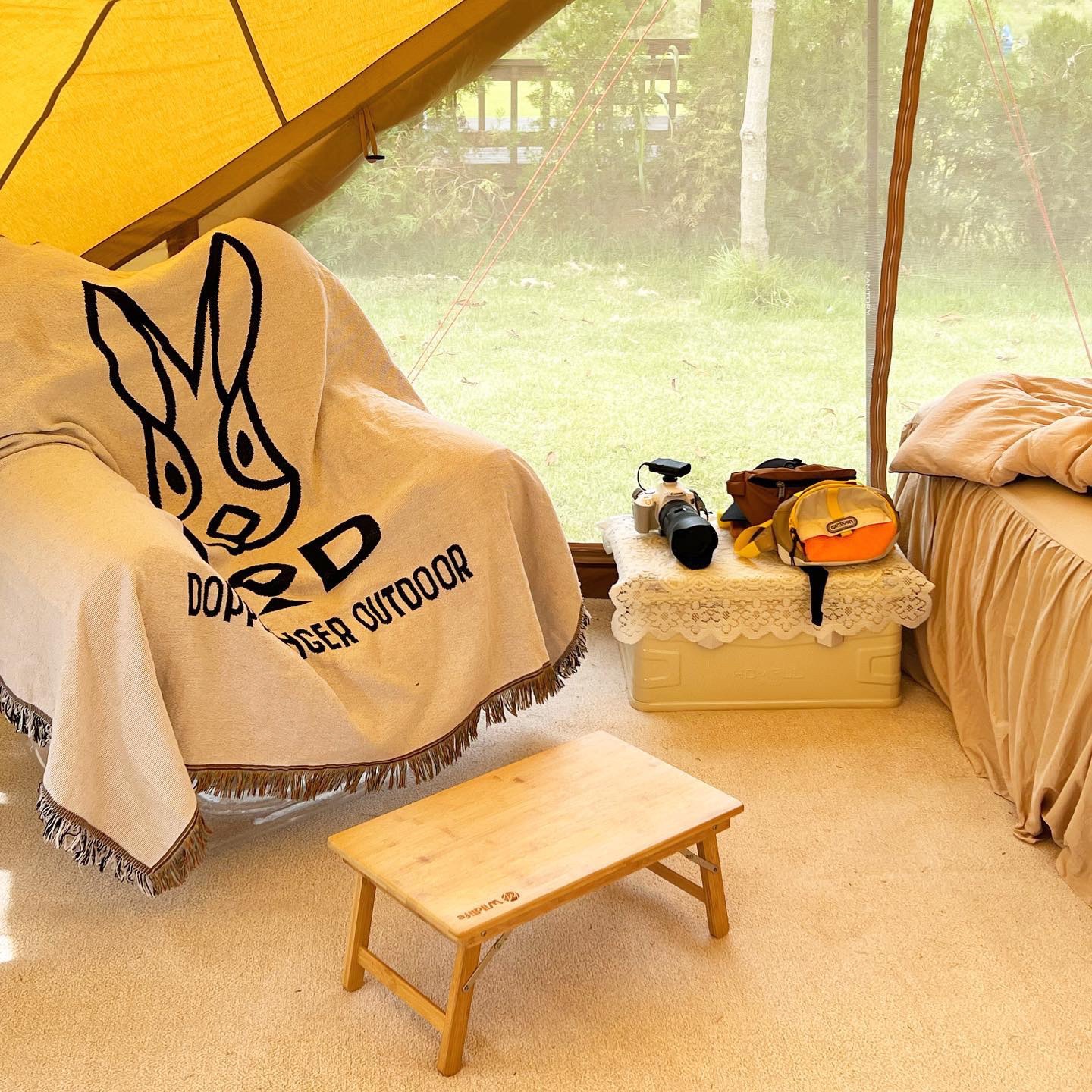 DID毯子露营装饰毯子帐篷毯沙发户外装饰毯户外款-图0
