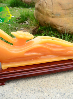 人生如意玉石摆件办公室工艺品