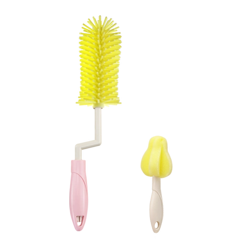 Силиконовый детский ершик для бутылочки, соска, щеточка, моющее средство для бутылочек, гигиеническая щетка, кисть, комплект