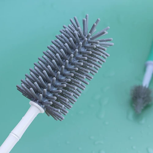 Силиконовый детский ершик для бутылочки, соска, щеточка, моющее средство для бутылочек, гигиеническая щетка, кисть, комплект