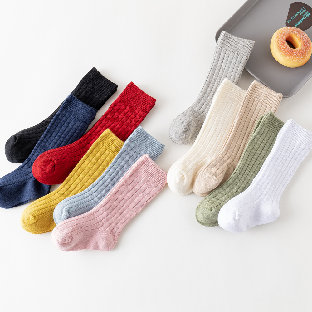 Baby Socks Newborn Kids Infant Girls Boys Knee High Sock Tod - 图0