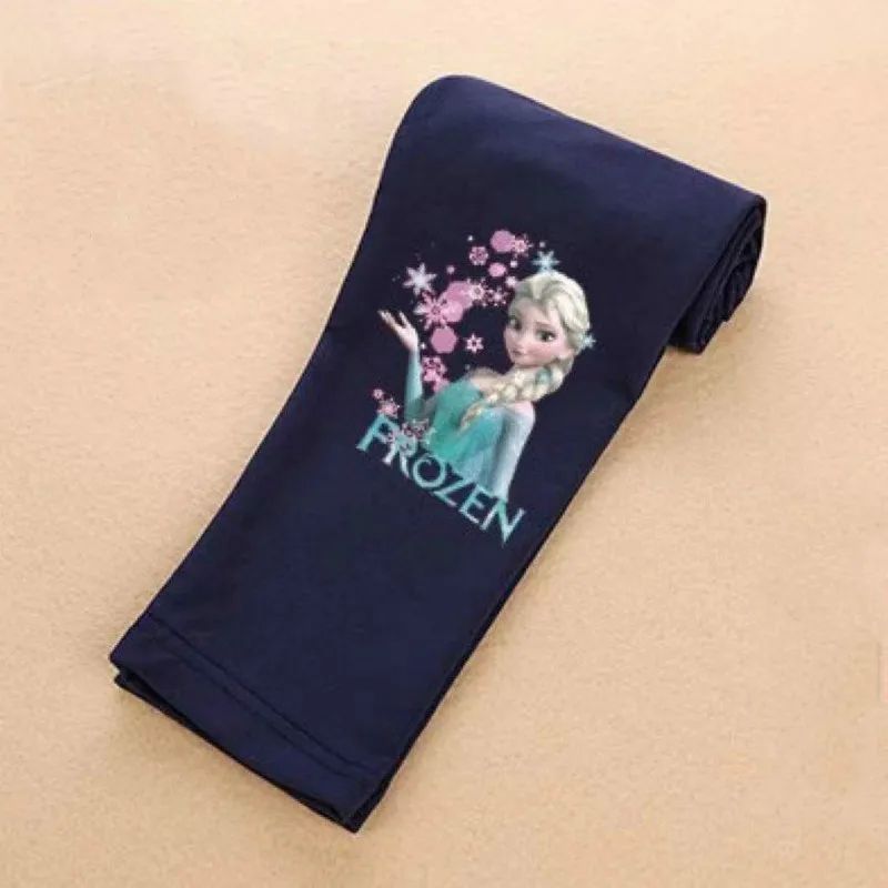 2022 Baby Girl Pants Cartoon Frozen Anna Elsa Mickey Print C-图2