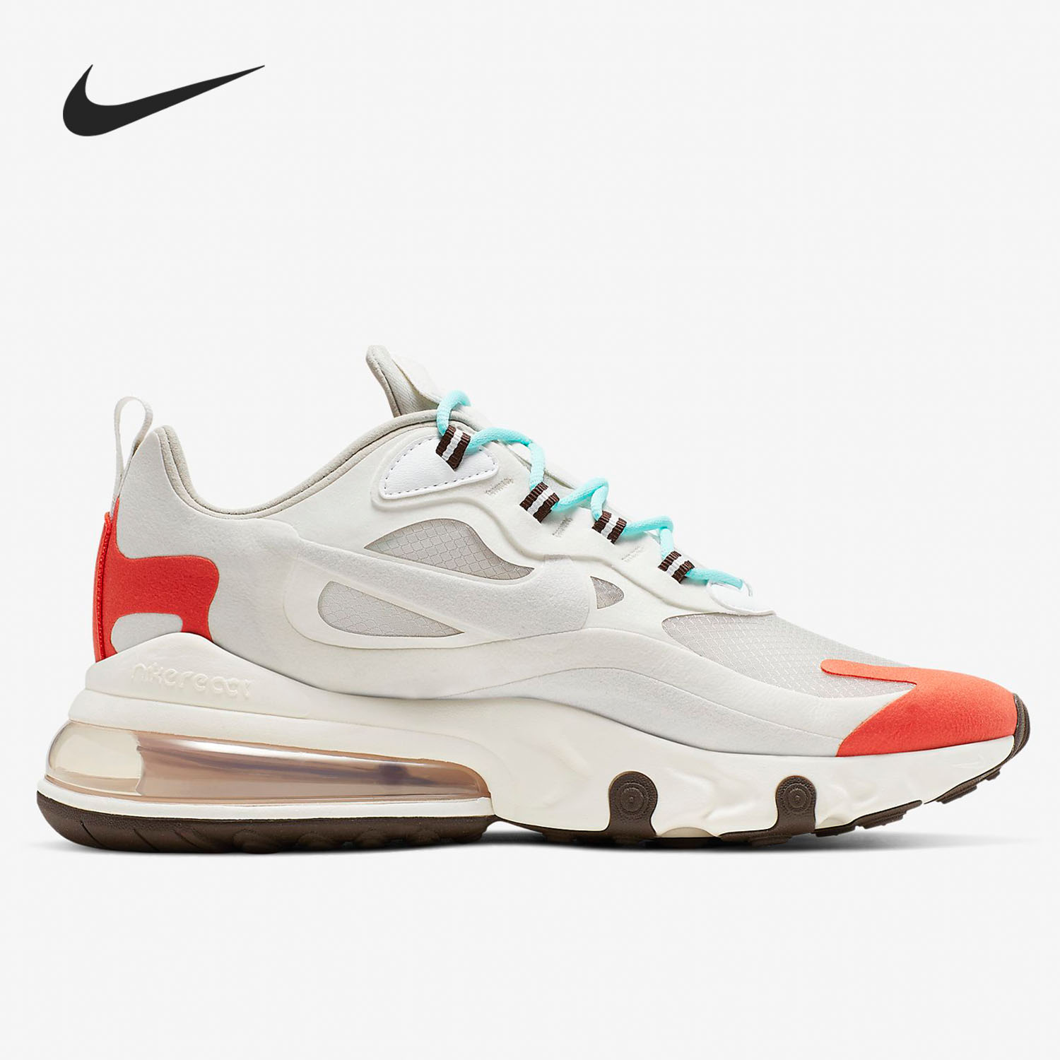 Nike/耐克正品 AIR MAX 270 REACT男女低帮复古运动休闲鞋AO4971-图0